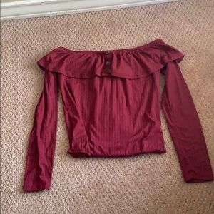 women’s Maroon bodysuit